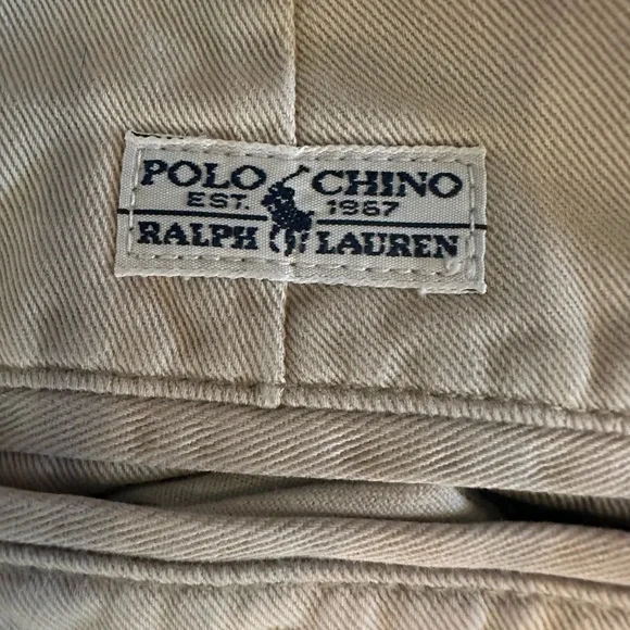 Polo Ralph Lauren Classic-Fit Flat-Front Bedford Chino Pants Khaki Size 38 - Picture 3 of 4